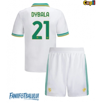 AS Roma Paulo Dybala #21 Echipament de Fotbal Replică 2025-26 Copii Treilea (+ Șorturi)